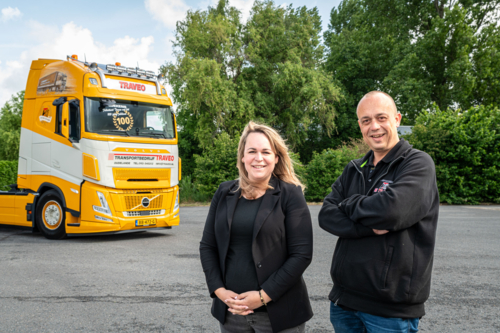 Femke en Martin van 't Veer Transportbedrijf Traveo