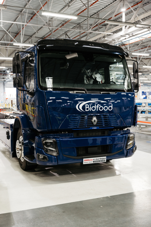 2000e Renault Trucks E-Tech D voor Bidfood