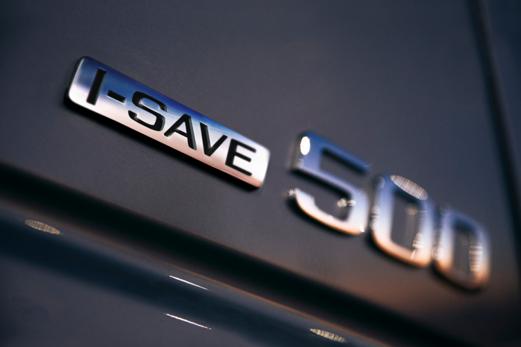Volvo FH I-Save 500 label buitenkant van de brandstofbesparing truck 