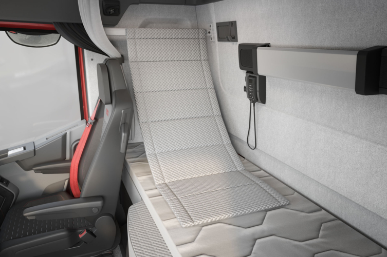 Renault Trucks cabine slaapgedeelte bed