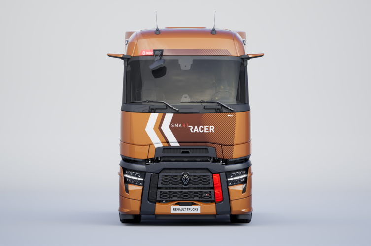 Renault Trucks Model Year 2025 - T High Smart Racer vooraanzicht LR Renault Trucks Model Year 2025 - T High Smart Racer vooraanzicht LR