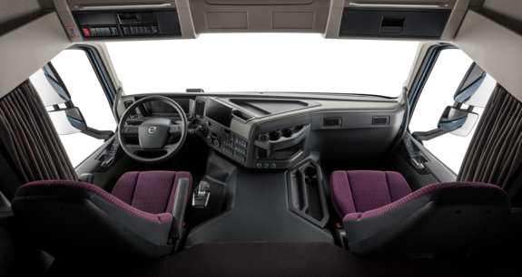 Volvo FM vrachtwagen cabine interieur Volvo FM vrachtwagen cabine interieur