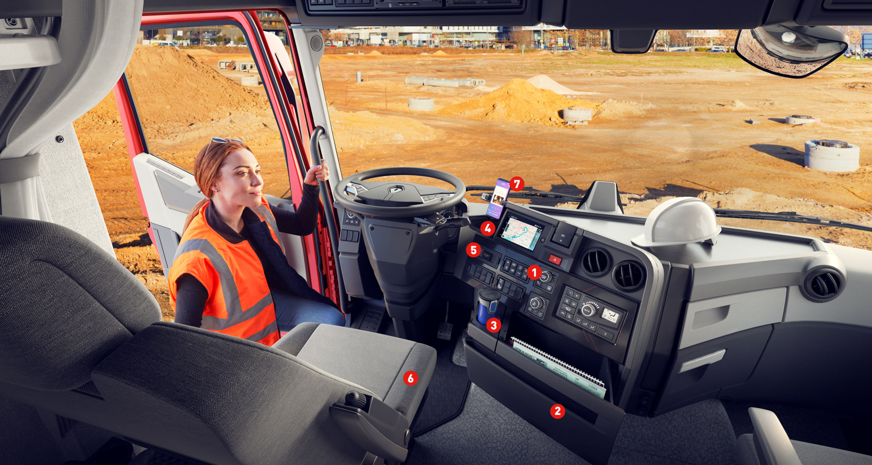 Renault Trucks cabine points Renault Trucks cabine points