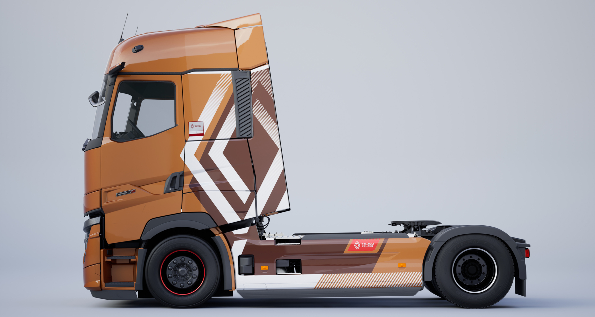 Renault Trucks Model Year 2025 - Smart Racer zijaanzicht LR Renault Trucks Model Year 2025 - Smart Racer zijaanzicht LR
