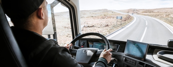 Volvo FH cabine met chauffeur brandstofbesparing