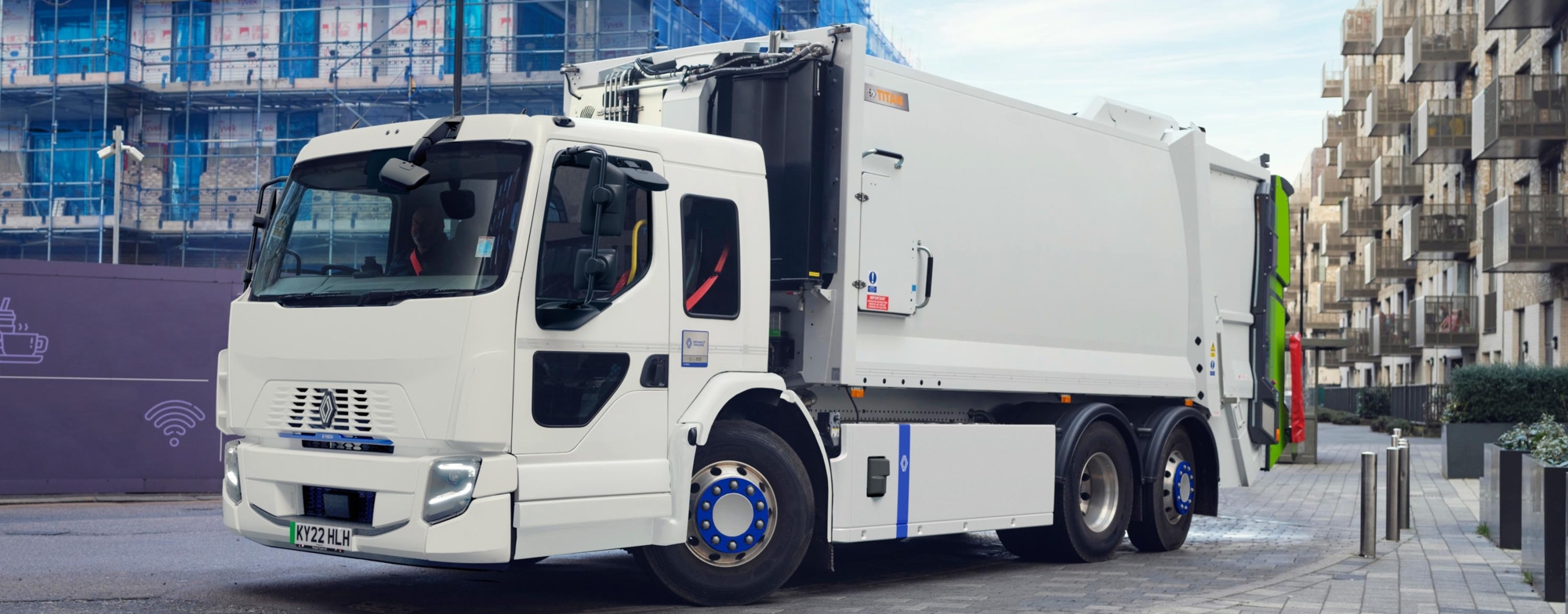 bluekens-truck-en-bus-Renault-Trucks-D-Wide-E-Tech-vuilniswagen-rijdend-op-rotonde-groot