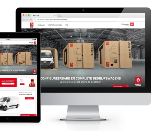 De Renault Trucks Master nu ook online te bestellen