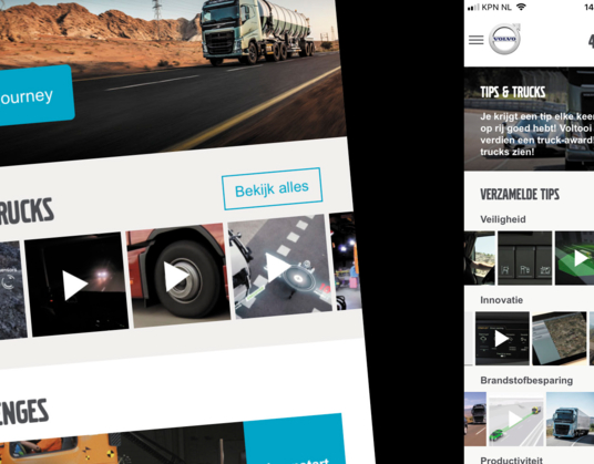 Truck Start App maakt chauffeur wegwijs met nieuwe Volvo-truck