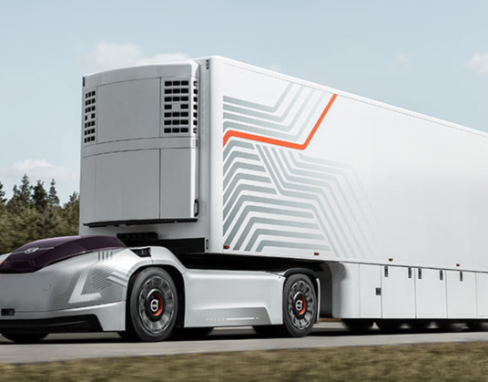 Zelfrijdend elektrisch voertuig van Volvo Trucks