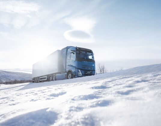 Maak kennis met de waterstoftruck van Volvo Trucks