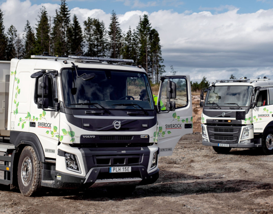 Elektrische Volvo FM en FMX getest bij bouwtransporteur