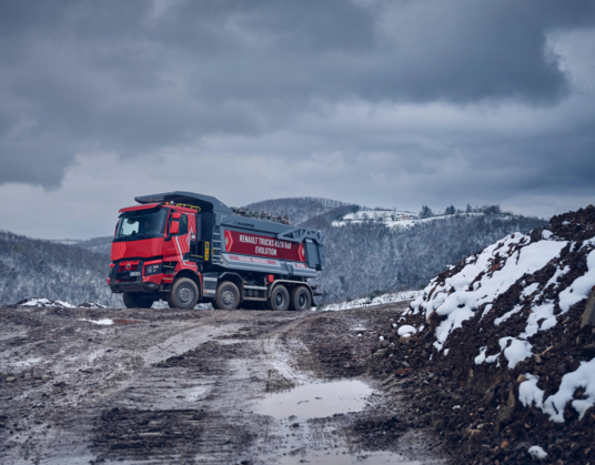Renault Trucks toont diversiteit aan bouwvoertuigen op Kipper Event 