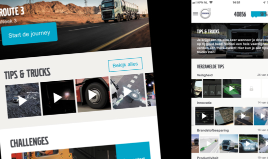 Truck Start App maakt chauffeur wegwijs met nieuwe Volvo-truck