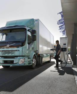 Onderzoek naar routes voor elektrische Volvo-trucks