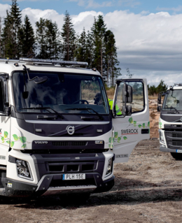 Elektrische Volvo FM en FMX getest bij bouwtransporteur