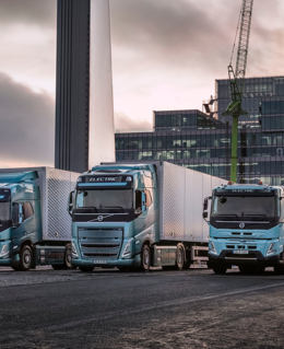 Verkoop complete range zware elektrische Volvo-trucks start dit jaar