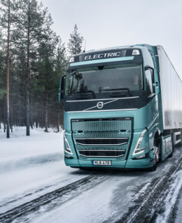 Nieuwe veiligheidsfunctie voor elektrische Volvo-trucks