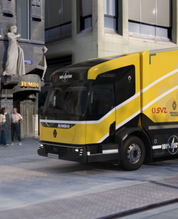 Test met nieuwe elektrische truck voor stadslogistiek