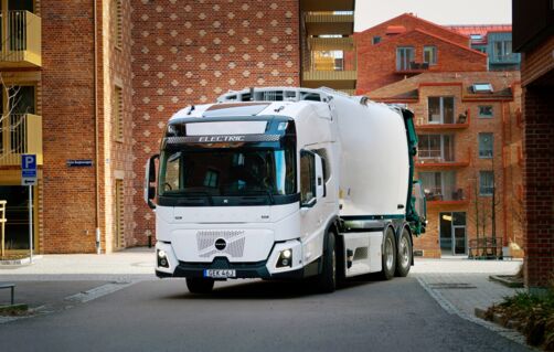 Volvo FM Low Entry elektrische vuilniswagen Volvo FM Low Entry elektrische vuilniswagen