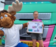 Volvo FH Aero ontworpen door 11-jarige Anne (1)